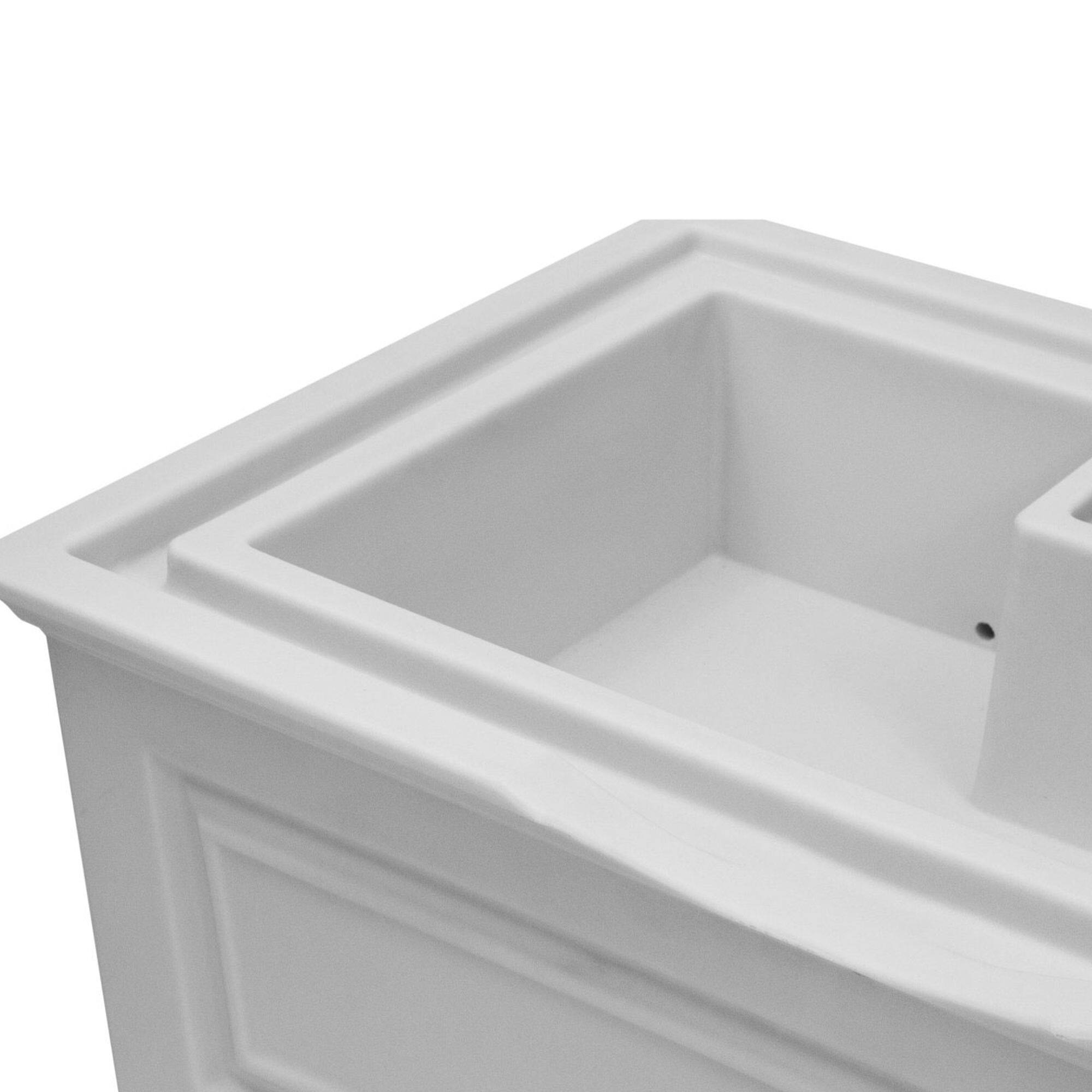 Alt View 3. Good Ideas - Good Ideas Savannah 42 Gal Flatback Colonial Style Rain Barrel Planter (3 Pack).