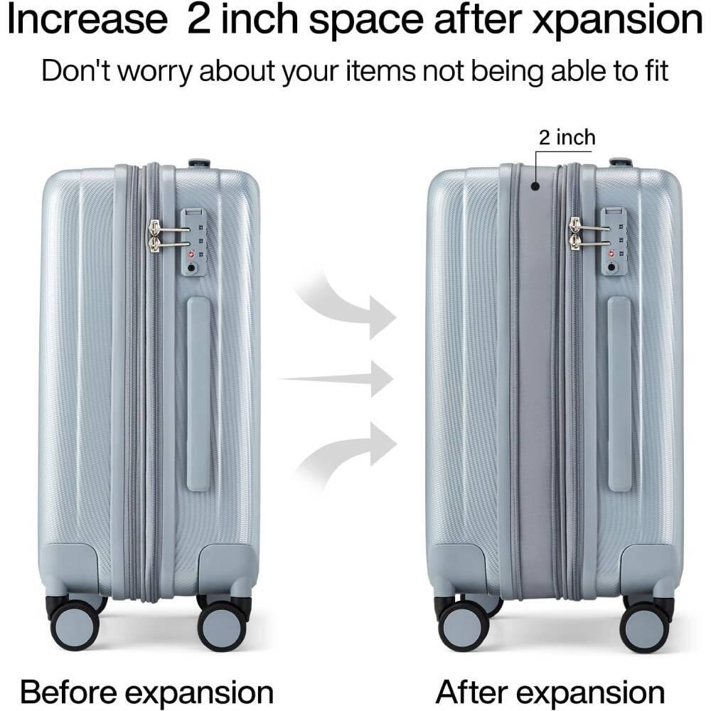 Increase 2 inch space after expansion  
Don't worry about your items not being able to fit  

Before expansion  
After expansion  

2 inch