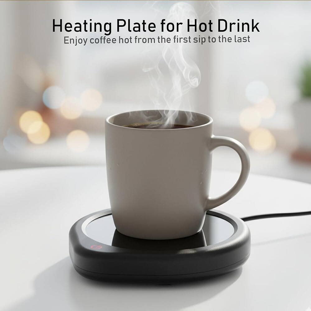 Heating Plate for Hot Drink  
Enjoy coffee hot from the first sip to the last