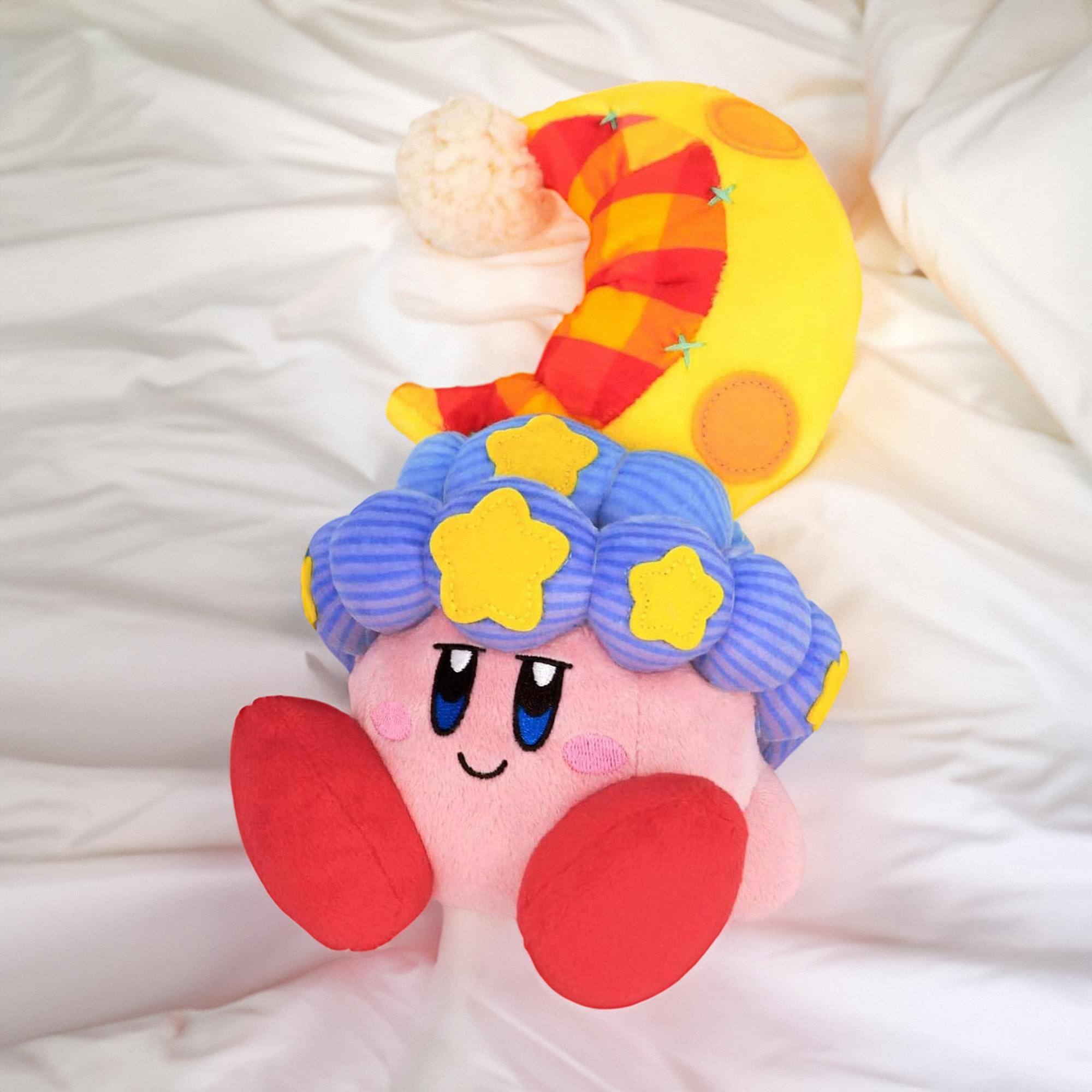 Alt View 5. Little Buddy - Kirby Deep Sleep 7 Inch Collector Plush - Pink.