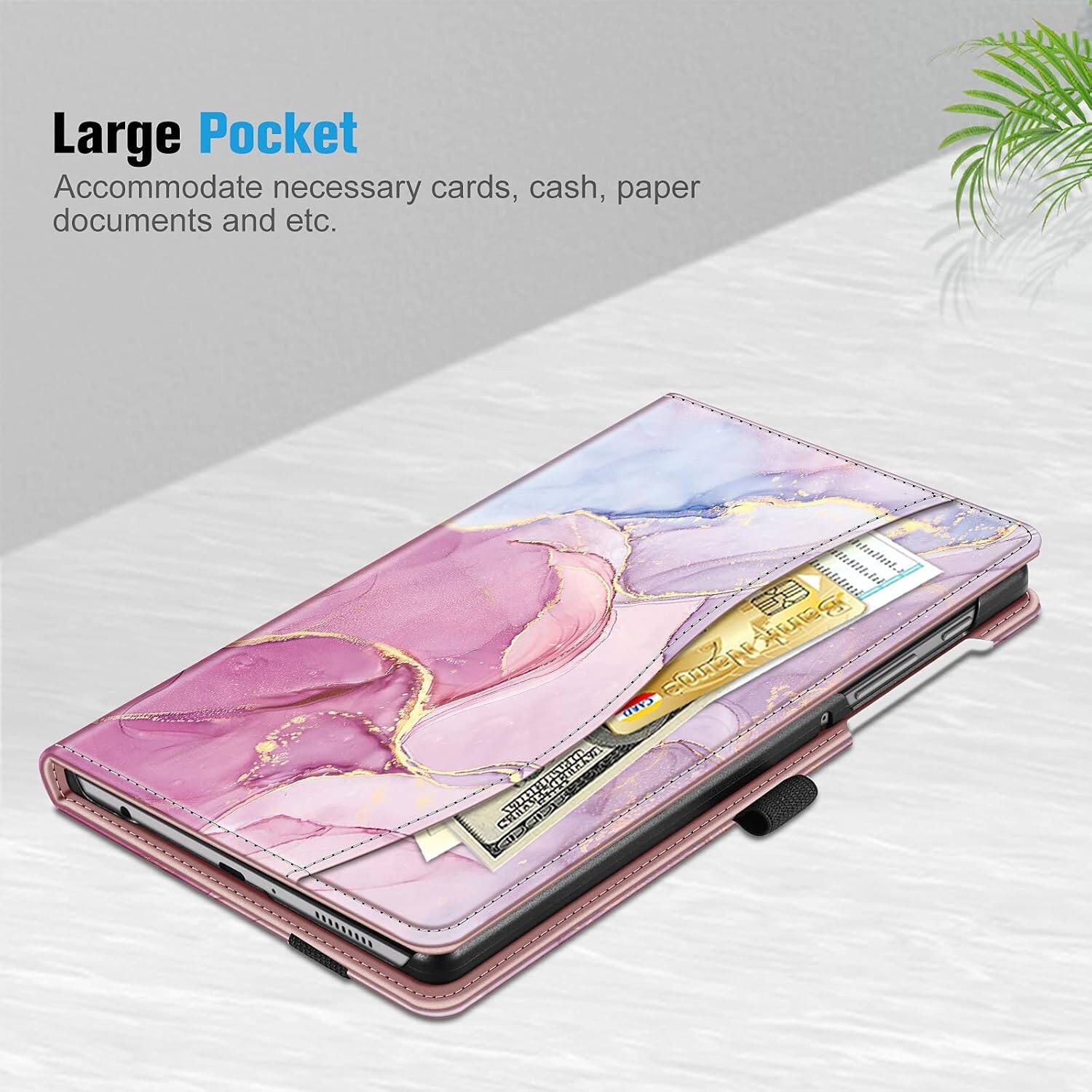Large Pocket  
Accommodate necessary cards, cash, paper documents and etc.