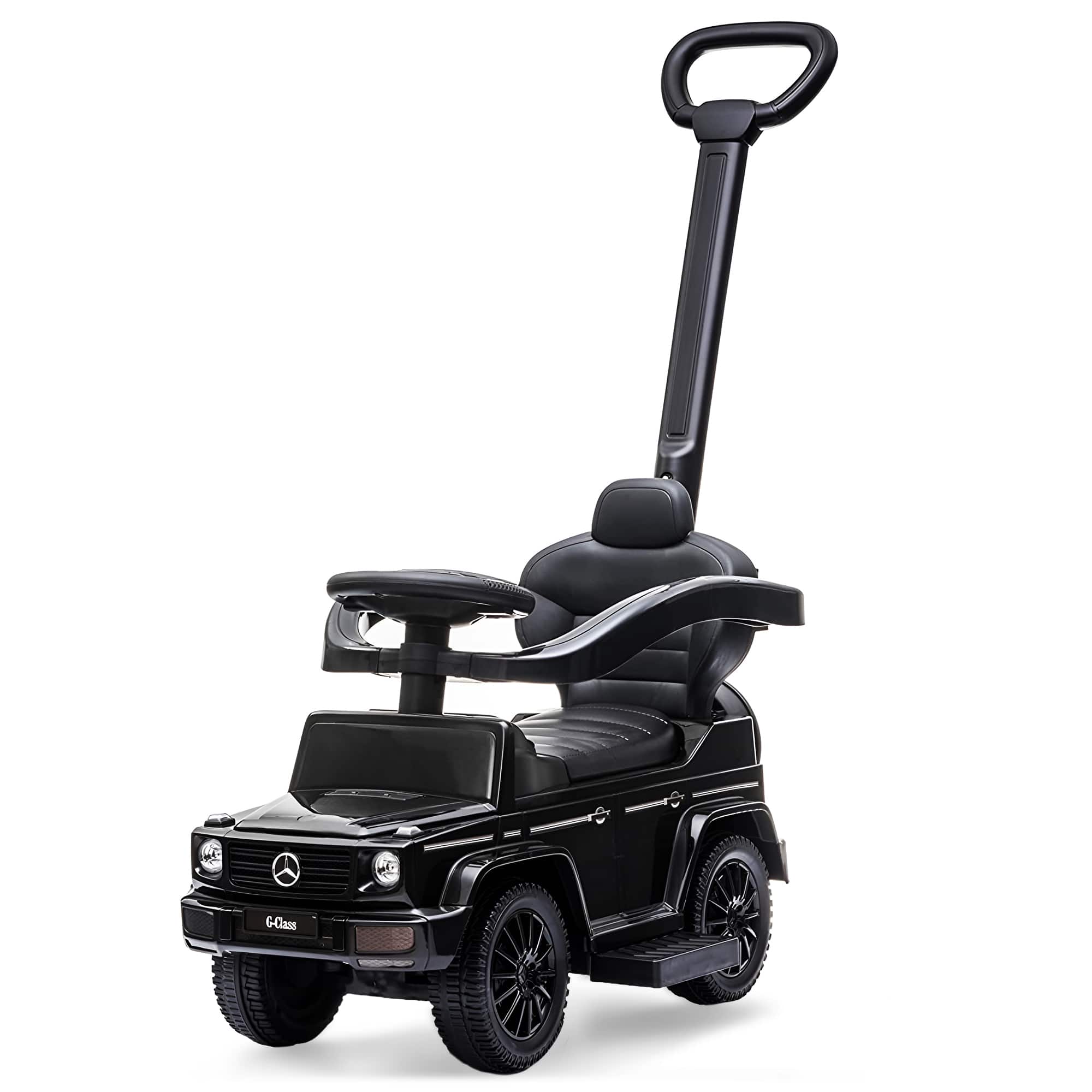 Best Ride On Cars - Kids Outdoor Stroller Mercedes G-Wagon 3 in 1 Push Car - Black price history on PriceWatchPro