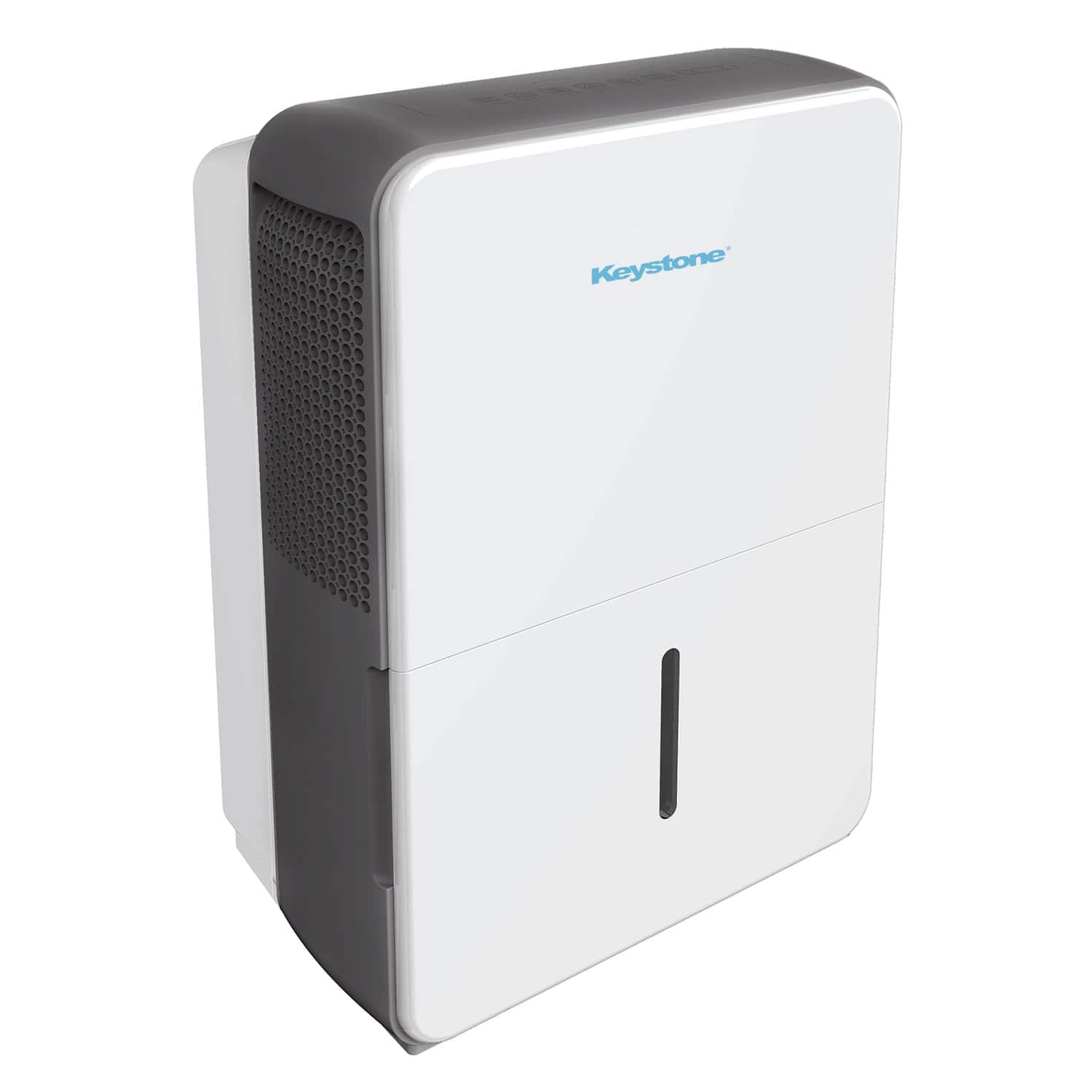 Keystone - 50 Pint Dehumidifier with Electronic Controls - White