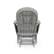 Alt View 12. Storkcraft - Hoop Glider and Ottoman - Pebble Gray/Light Gray.