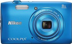 Nikon Coolpix S3600 20.0 Megapixel Digital Camera Blue 26454 Nikon Coolpix S3600 20.0 Megapixel Digital Camera Blue 26454