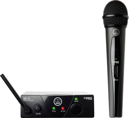 Front Standard. AKG - WMS 40 Mini Vocal Set - Black.