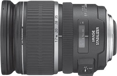Canon EF-S 17-55mm f/2.8 IS USM Standard Zoom Lens Black 