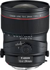 Front. Canon - TS-E 24mm f/3.5L II Tilt-Shift Lens - Black.