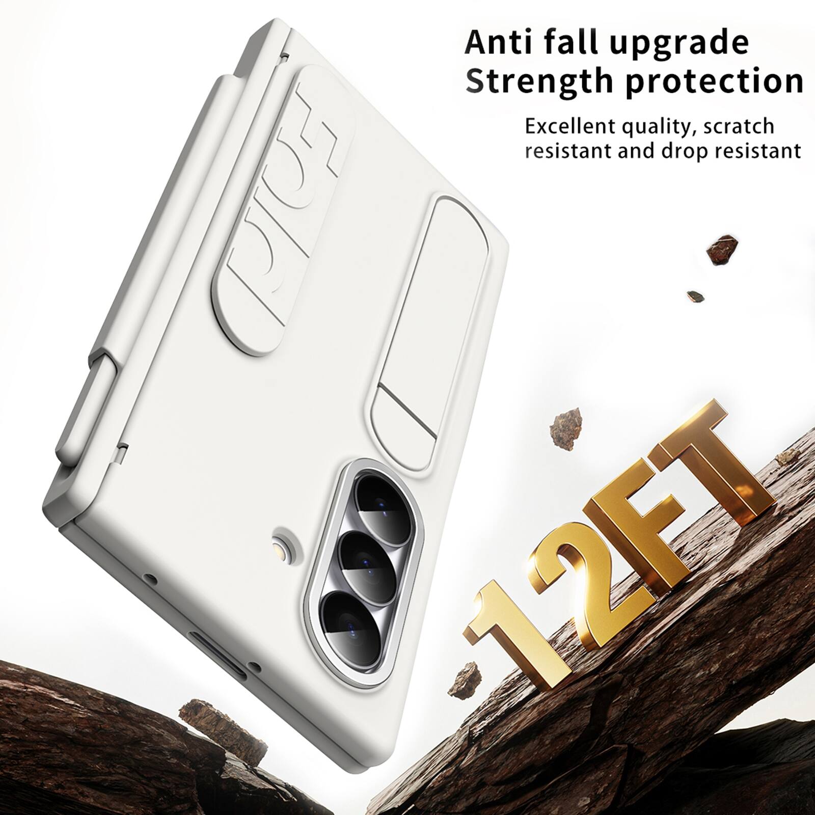 Anti fall upgrade  
Strength protection  
Excellent quality, scratch resistant and drop resistant  
12FT