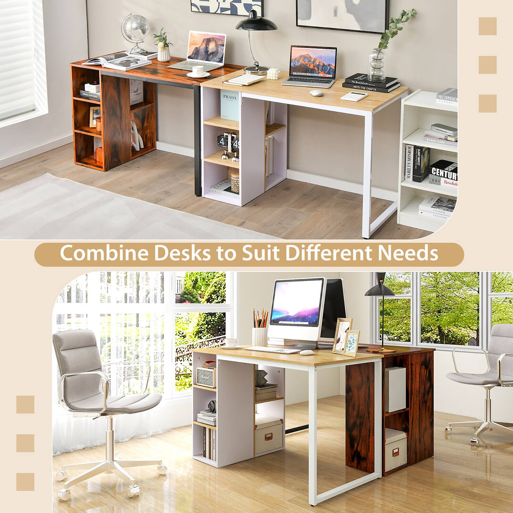 Combine Desks to Suit Different Needs
