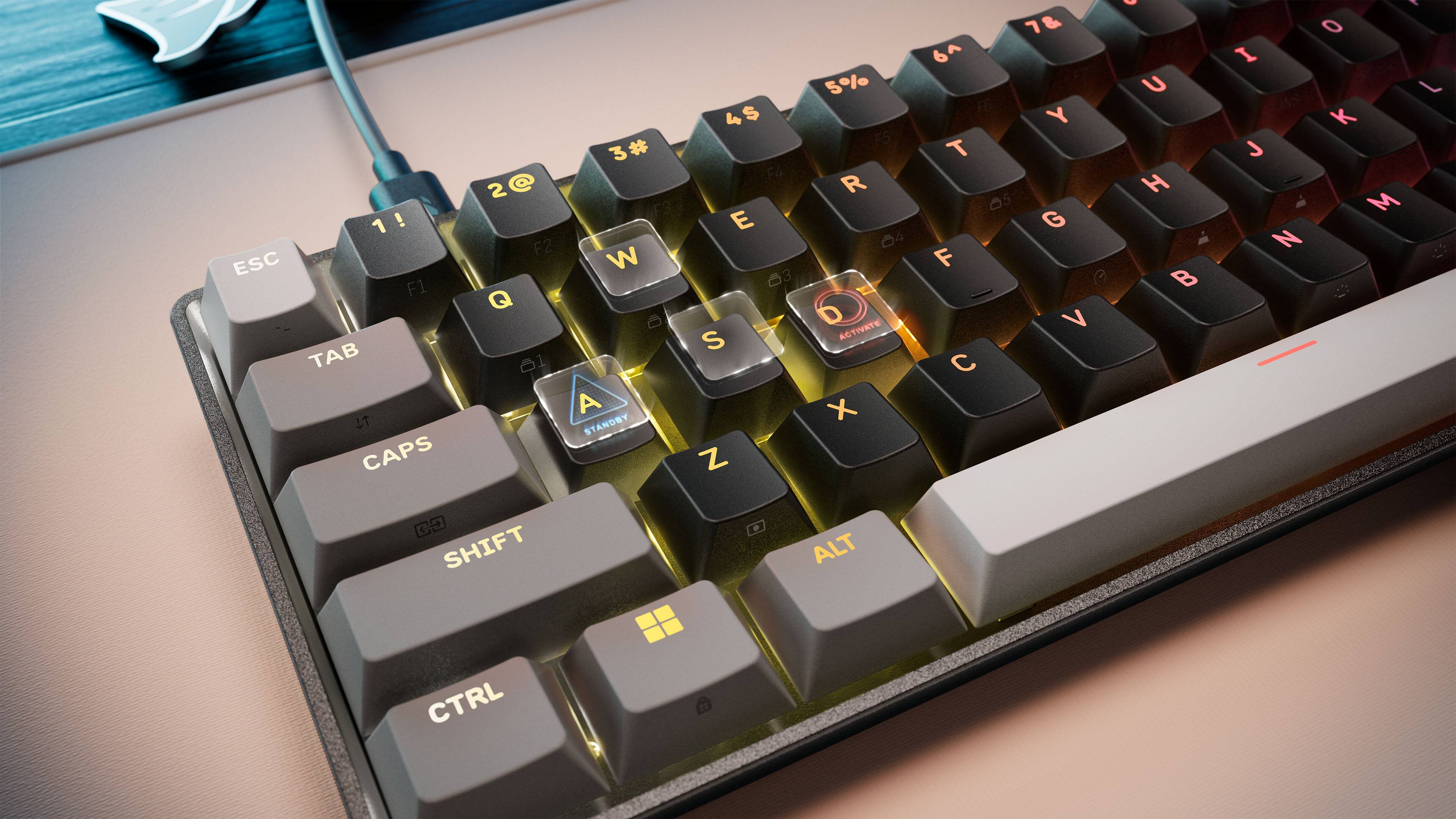 1! 1! ESC F1 TAB LT CAPS 2@ 2 F2 Q 01 3# F3 W A STANDBY 4$ F4 E 63 S Z 5% F5 R 04 AGTIVATE X 7& F6 Y T 8* F7 U I 9( F8 O L 0) F9 P 0 I L K J M SHIFT ALT CTRL