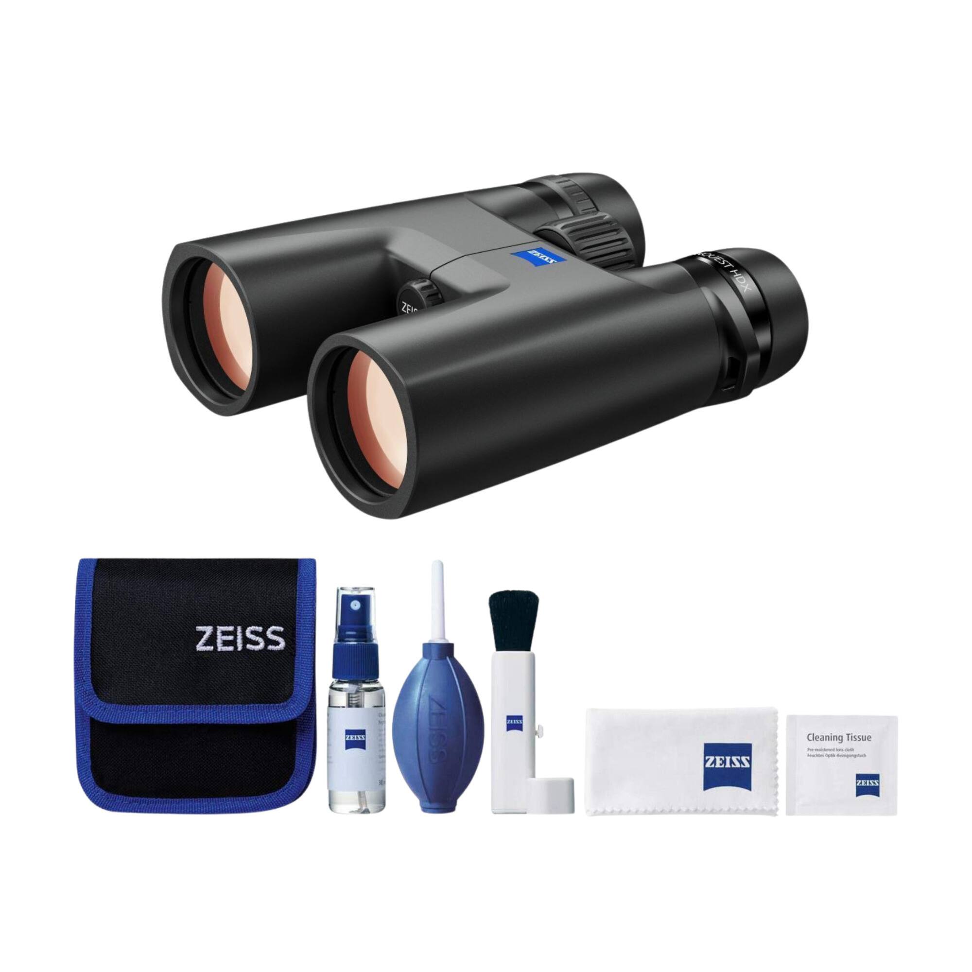 ZEISS - CONQUEST HDX 10x42 Binocular Bundle with Lens Cleaning Kit (Black) price history on PriceWatchPro