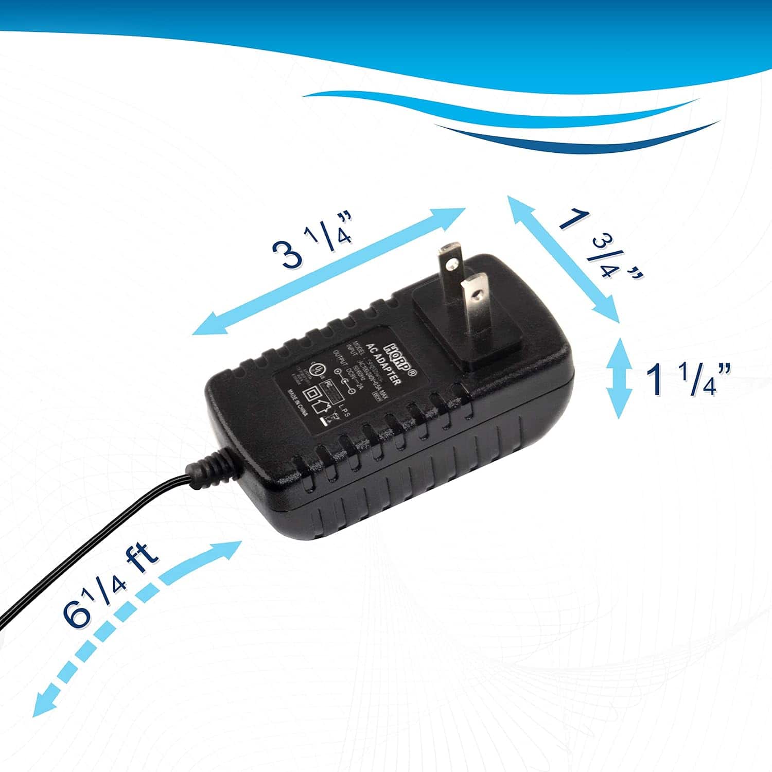 JZK 9V 1.5A Adapter – Vervangende Voeding Voor Brother P-Touch Labelprinters Zoals PT-D210, PT-H110, PT-E100 En Meer