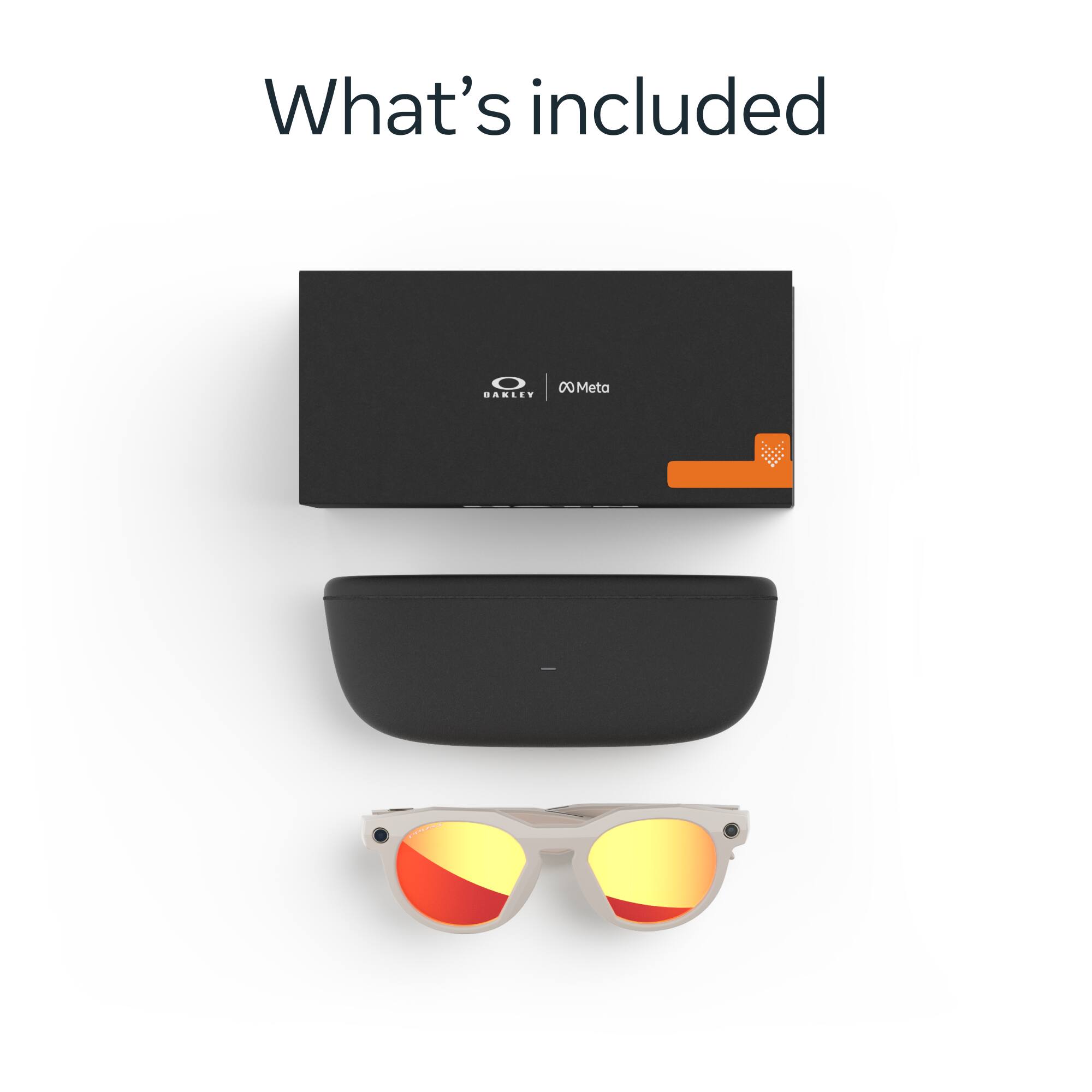 What's included

- Meta
- Oakley