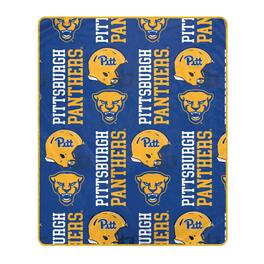 Pegasus - Pitt Panthers 50" x 60" Homefield Stacked Logos Ultra Soft Blanket - Multicolor