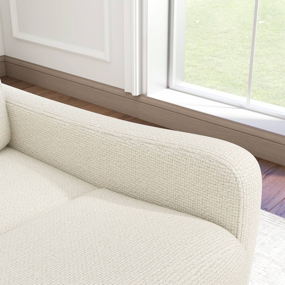 Alt View 10. Loheer - Loheer Manual Swivel Rocker Recliner Chair Beige Fabric Glider Recliner for Nursery and Small Spaces - Beige.