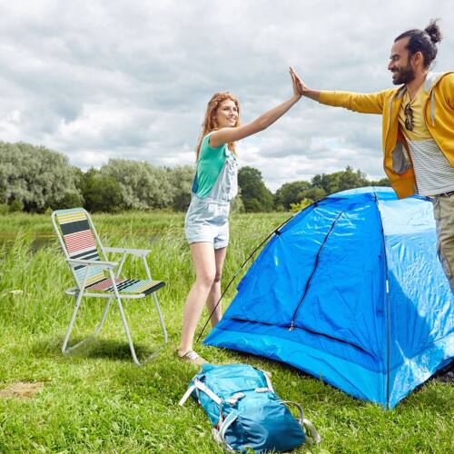 Alt View 7. Winado - 1PC 30in Portable Folding Beach Camping Chair, Comfortable Pool Seat Lightweight for Indoor Outdoor Garden Beach Lawn - Colorful Stripe.