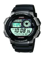 Casio - Men's Digital Multifunction Sport Watch - Black - Front_Zoom