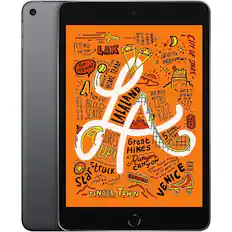 Front. Apple - Apple - 7.9-Inch iPad Mini (5th Generation) (2019) Wi-Fi + Cellular - 64GB - Gold.