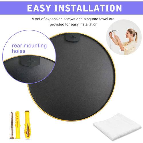 EASY INSTALLATION

A set of expansion screws and a square towel are provided for easy installation

rear mounting holes