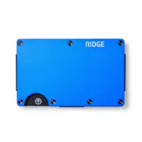 The Ridge Wallet - HIGH DIVE CASH STRAP - Blue - Front_Zoom