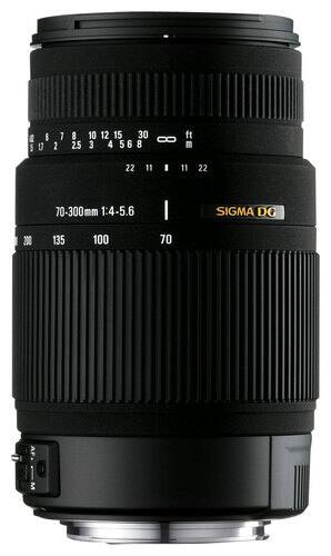 Front Standard. Sigma - 70-300mm f/4-5.6 DG OS Digital Telephoto Zoom Lens for Select Canon DSLR and SLR Cameras.