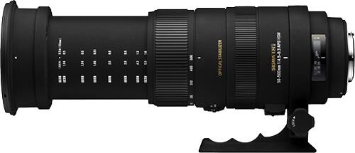 Front. Sigma - 50-500mm f/4.5-6.3 APO DG OS HSM Telephoto Zoom Lens for Select Nikon FX/DX DSLR Cameras - Black.