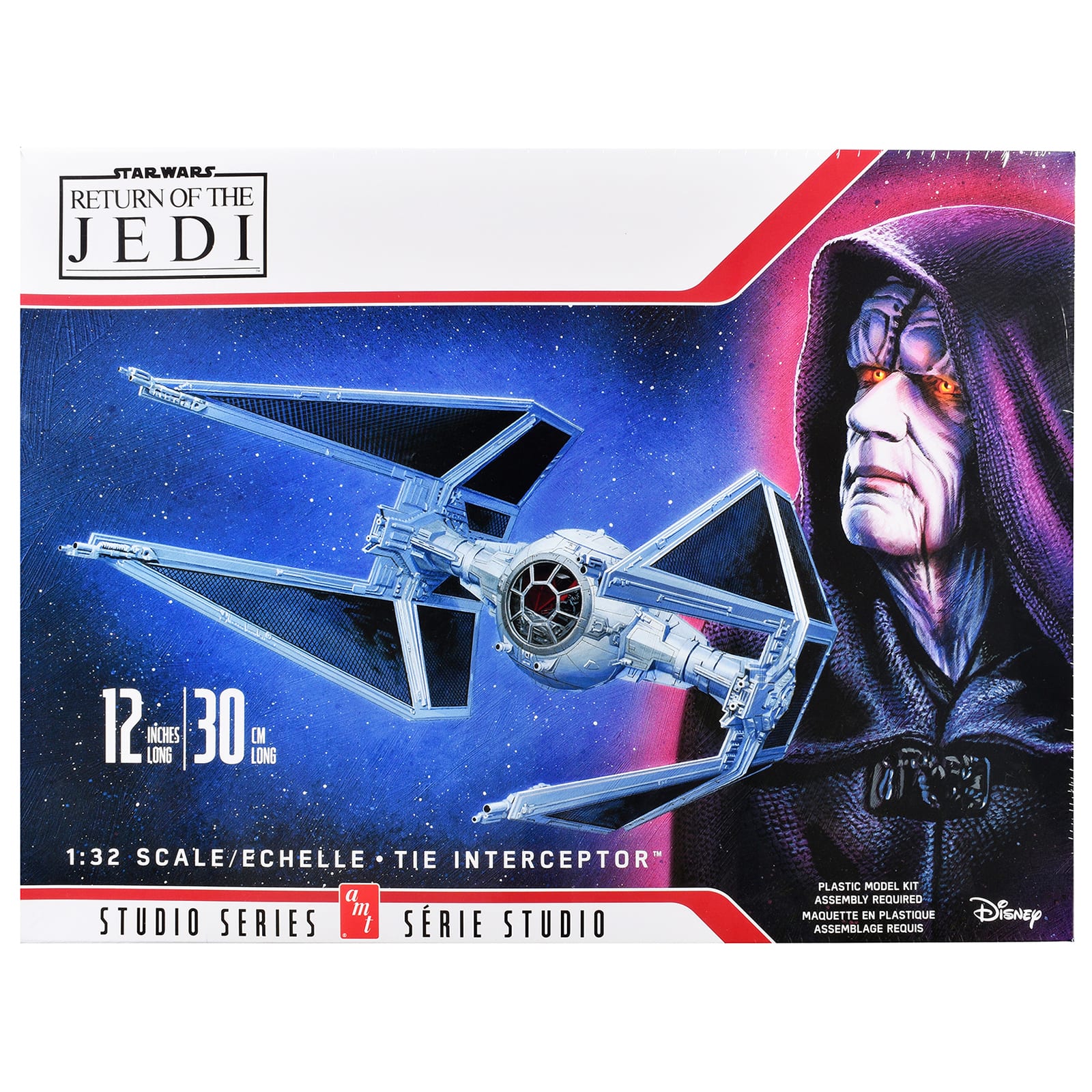 "Skill 2 TIE Interceptor ""Star Wars: Episode VI – Return of the Jedi"" (1983) Movie 1/32 Model Kit by AMT" price history on PriceWatchPro