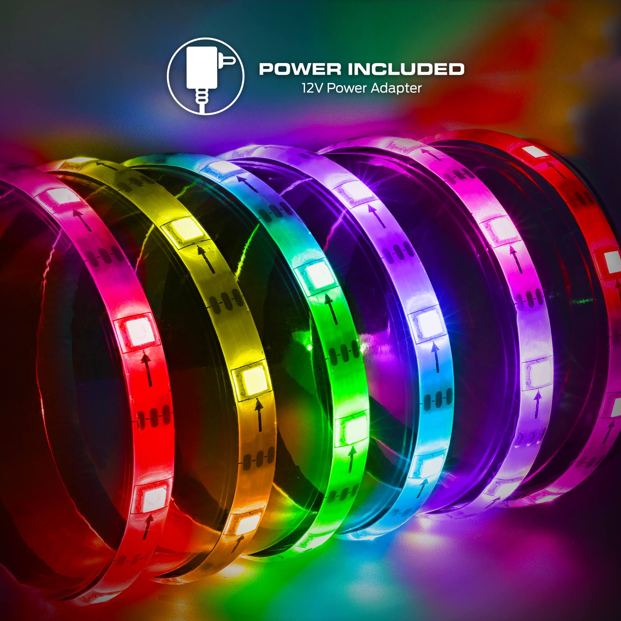 Monster Smart 50ft Sound Reactive Indoor Multi Color LED Light