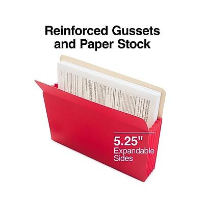 Reinforced Gussets and Paper Stock

5.25" Expandable Sides