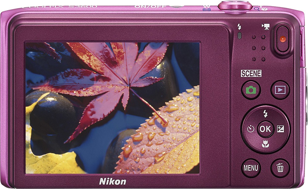 nikon digital camera pink
