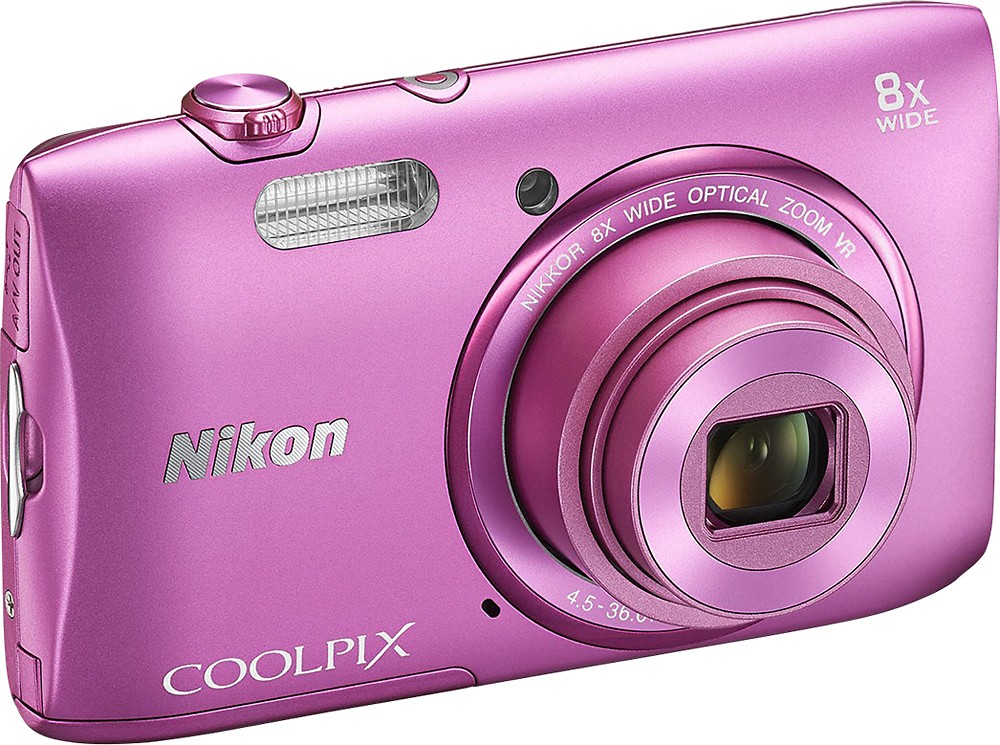 カメラ デジタルカメラ Best Buy: Nikon Coolpix S3600 20.0-Megapixel Digital Camera Pink 26455