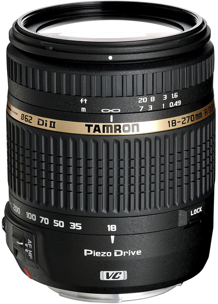 Best Buy: Tamron 18-270mm f/3.5-6.3 Di II VC PZD All-in-One Zoom Lens for  Canon Black AFB008C700