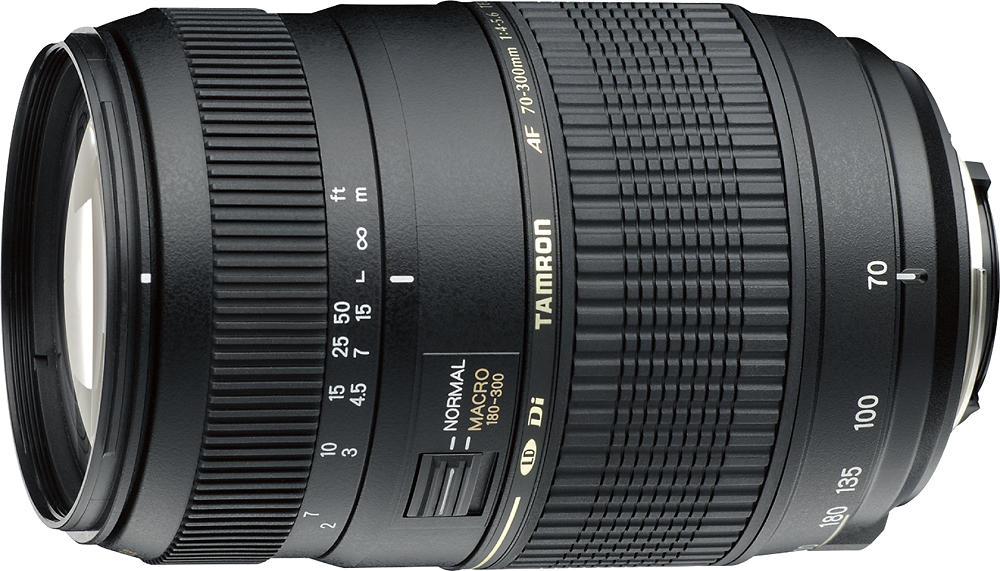 Tamron 70-300mm f/4-5.6 Di Telephoto Zoom Lens for Nikon Black AF017NII-700  - Best Buy