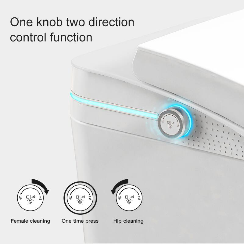 One knob two direction control function

Female cleaning
One time press
Hip cleaning
