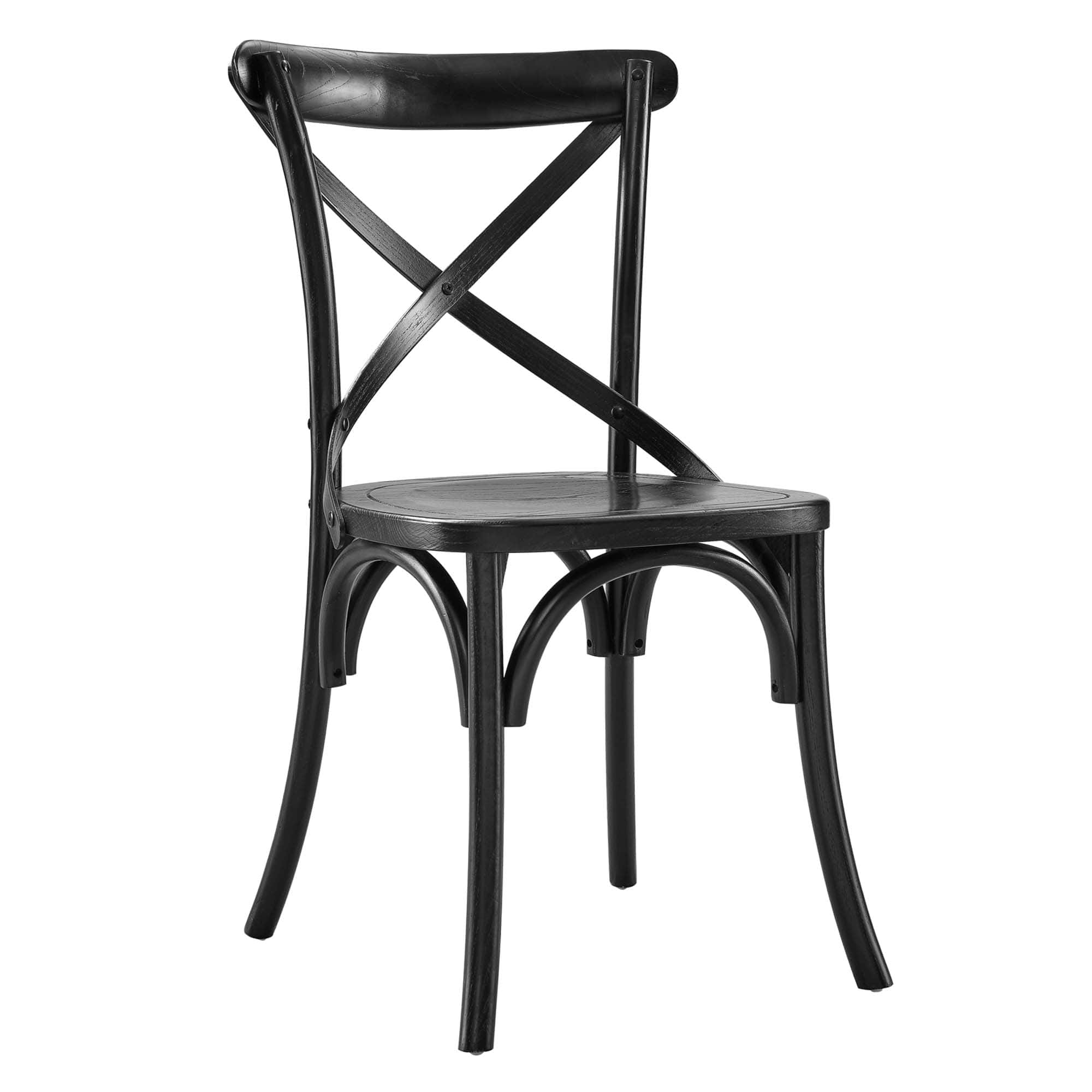Gear Dining Side Chair by Modway - Black