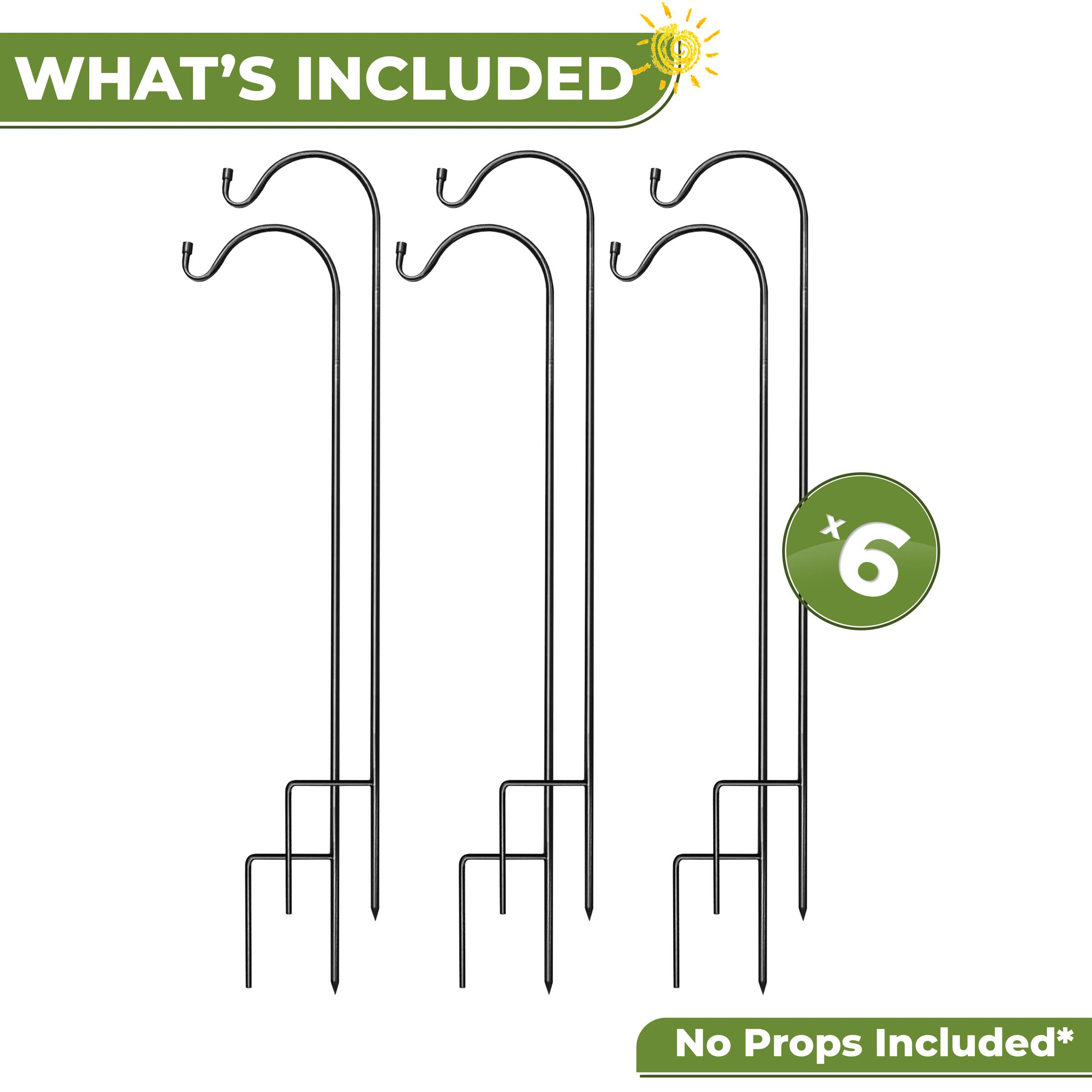 WHAT'S INCLUDED  
x 6  
No Props Included*