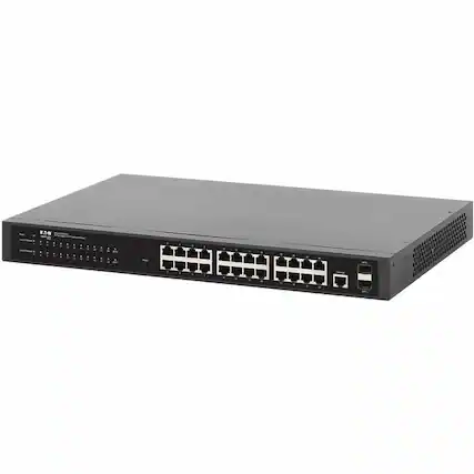 Front. Tripp Lite - Tripp Lite series NGS24C2-1 Ethernet Switch - 24 Ports - Manageable - Gigabit Ethernet - 1000Base-SX, 1000Base-LX - Unknown.