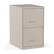 Front. Staples - 2-Drawer Vertical File Cabinet, Letter Size, Lockable, 24.1"H x 14.3"W x 18"D - Putty.