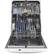 Alt View 12. GE - Top Control Built-In Dishwasher with Stainless Steel Tub, 3rd Rack, 46dBA - White.