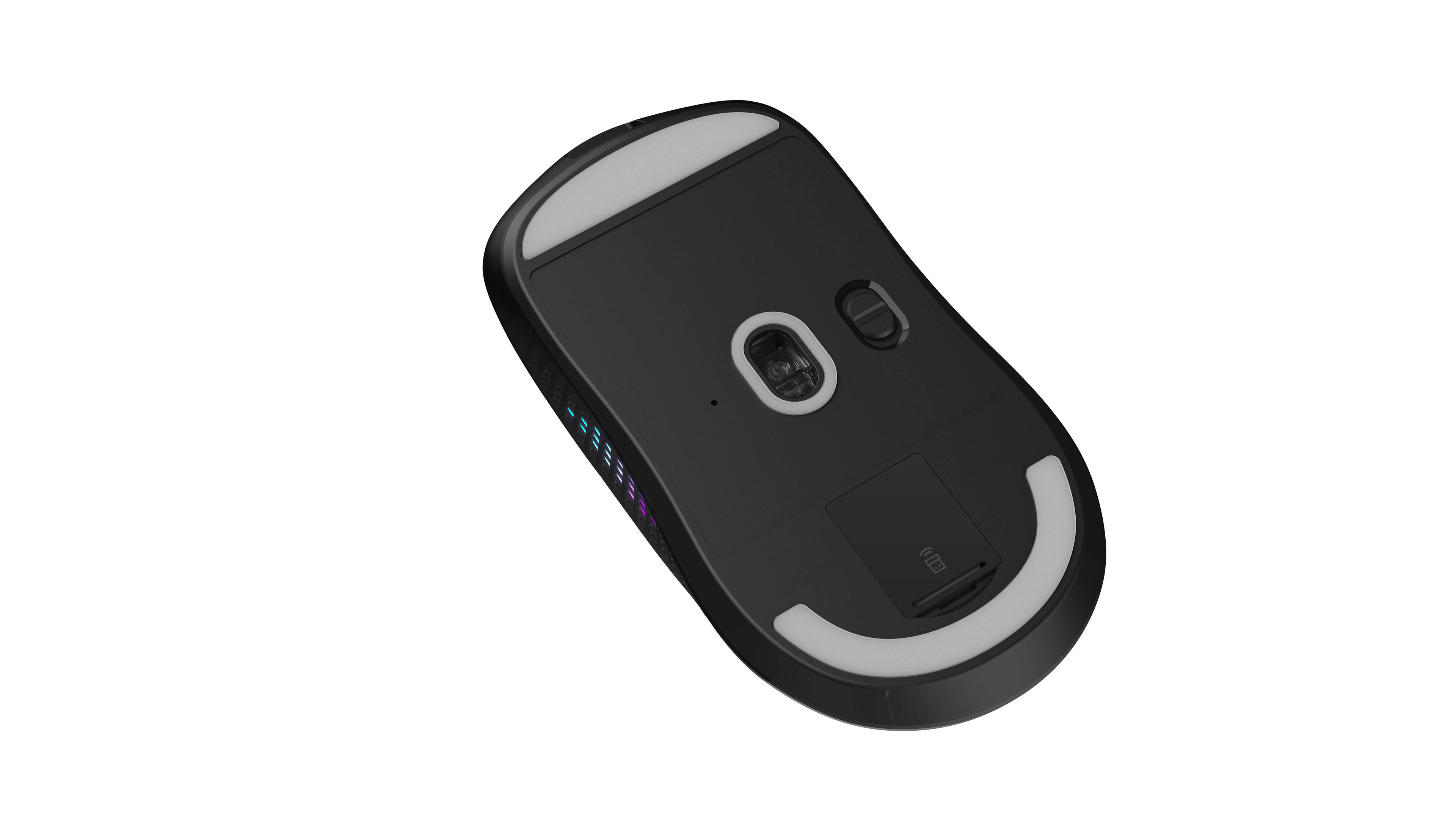 Alt View 6. MSI - MSI Versa 300 Elite Lightweight Wireless 26000 DPI Optical 60M+ Click OMRON Switch Gaming Mouse - Black.