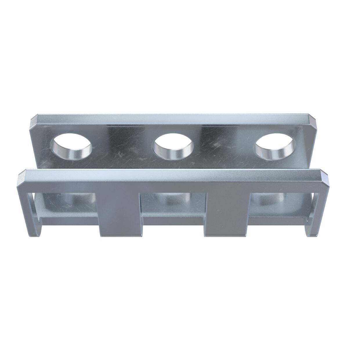 Alt View 10. RackSolutions - RackSolutions 1U Adapter Bracket (2 Bends, 0.59in Deep, No Hardware) - Black.