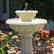 Alt View Standard 2. Smart Solar - Kensington Gardens 2-Tier Solar-On-Demand Fountain - Antique White.