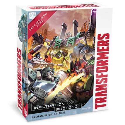 TRANSFORMERS DECK-BUILDING GAME
TRANSFORMERS INFILTRATION PROTOCOL
AGES 14+
TRANSFORMERS
AN EXPANSION FOR 1-5 PLAYERS