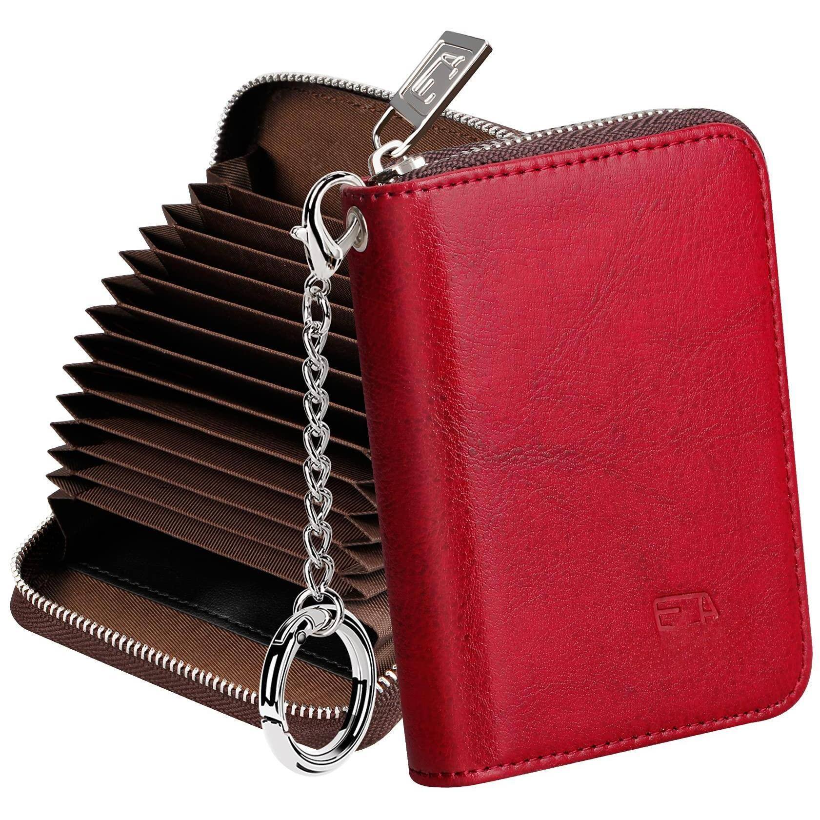 Jadie Link Zipper Wallet Women Rfid Blocking Credit Card Business ...