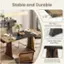 Stable and Durable: 1.18" thick tabletop for durability, stable adjustable foot pads, sturdy support with heavy-duty iron legs.