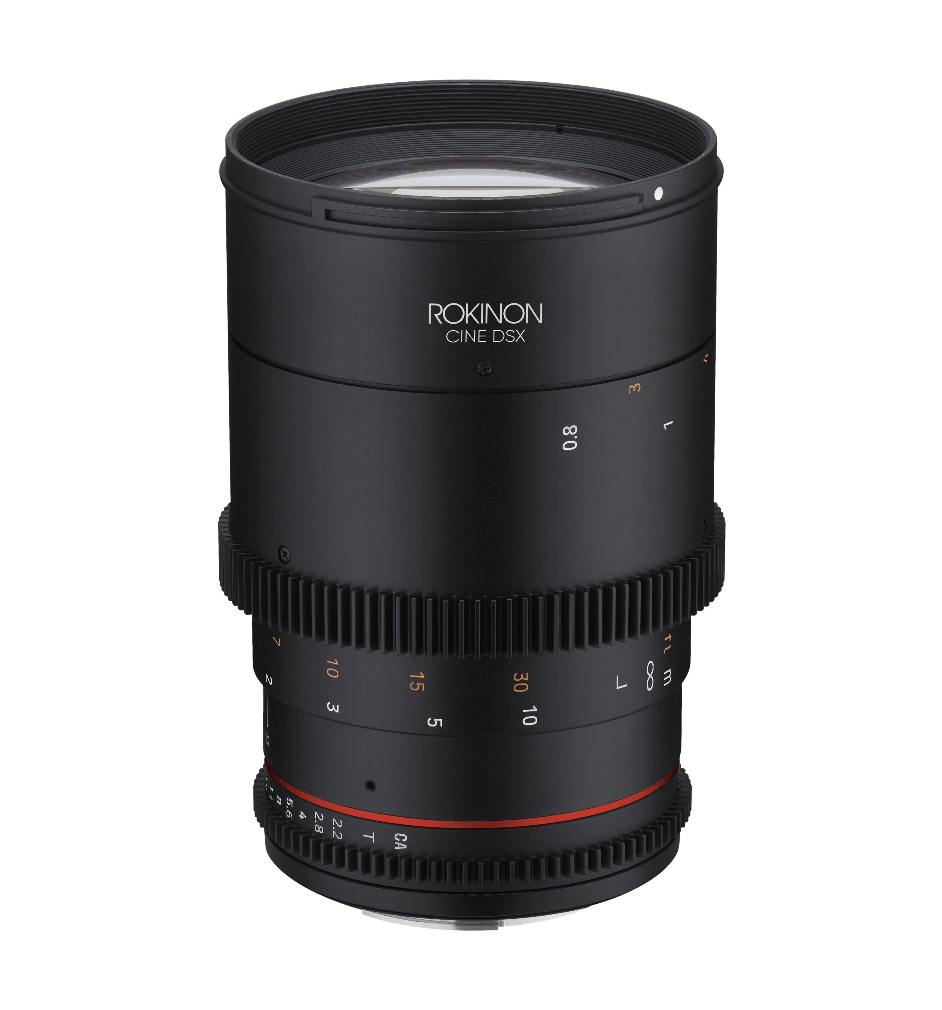 Rokinon - CINE DSX 135mm T2.2 Cinema Lens for Canon EF - Black - Front_Zoom