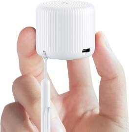 FINEAK - Mini Portable Sound Machine for Baby Adults - White