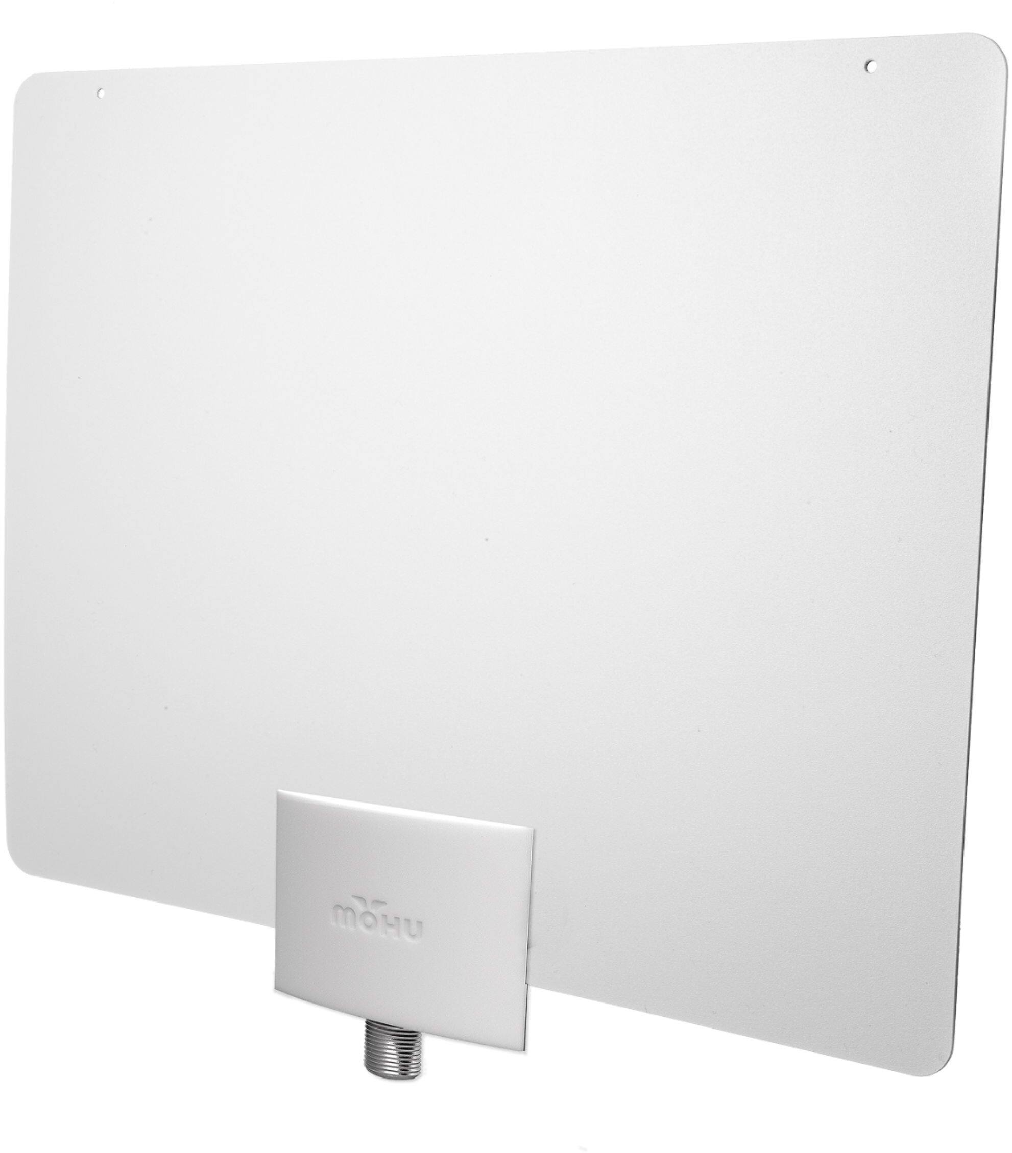 Alt View 11. Mohu - Leaf 50 Amplified Indoor HDTV Antenna with 60-Mile Range - Black/White.