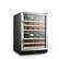 Left Zoom. Lanbo - 44 Bottle Compressor Dual Zone Wine Fridge with Recessed Interior LED Lighting - Black.